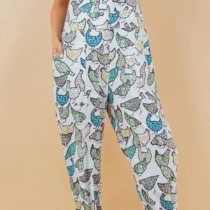 NWT LA Soul Plus chicken overalls